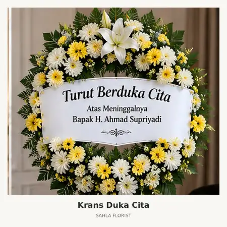 Krans Bunga Duka Balikpapan